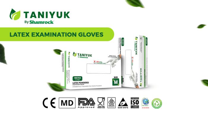 Taniyuk by Shamrock - Latex Examination Glove