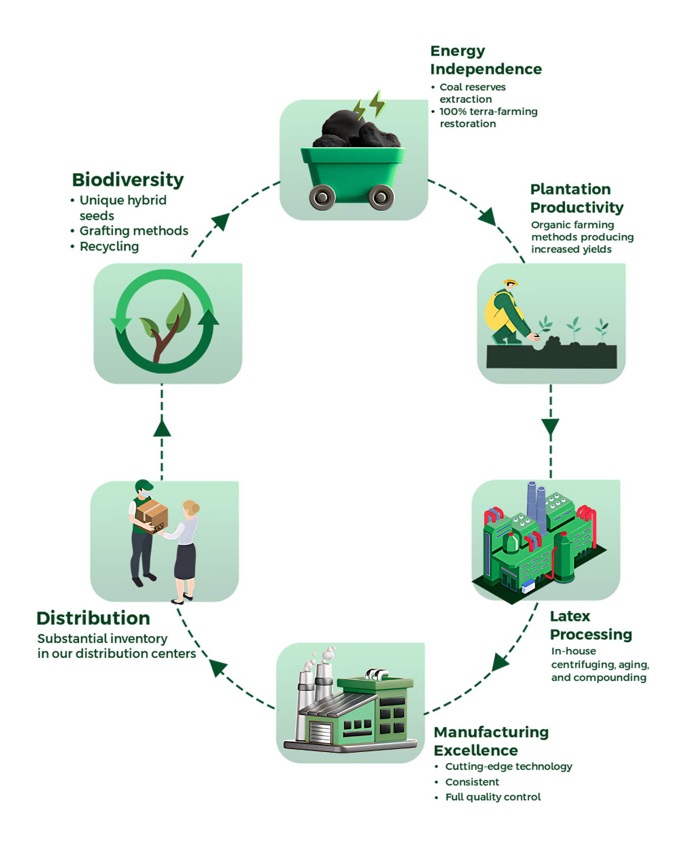 Sustainable Operation Flow Haloni Jane from Mainstream to Downstream