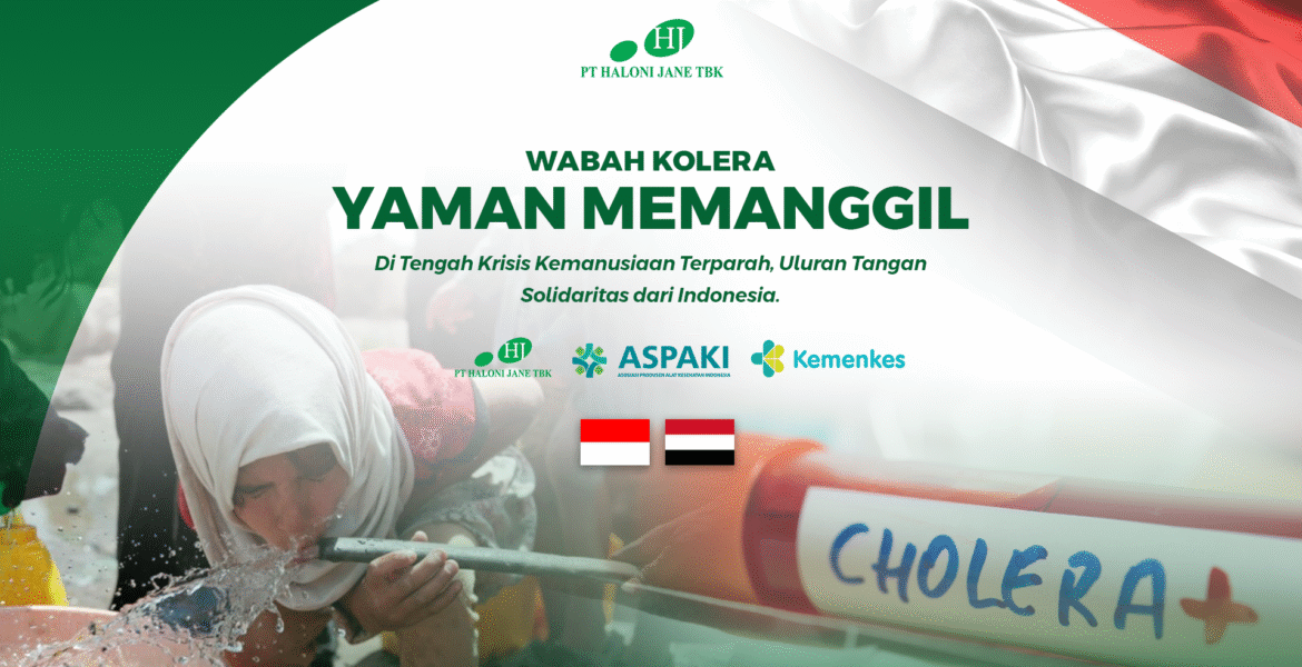 CSR Haloni Jane untuk Wabah Kolera di Yaman