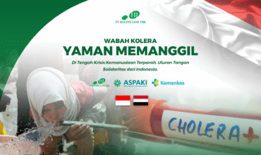 CSR Haloni Jane untuk Wabah Kolera di Yaman