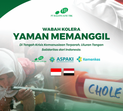 CSR Haloni Jane untuk Wabah Kolera di Yaman