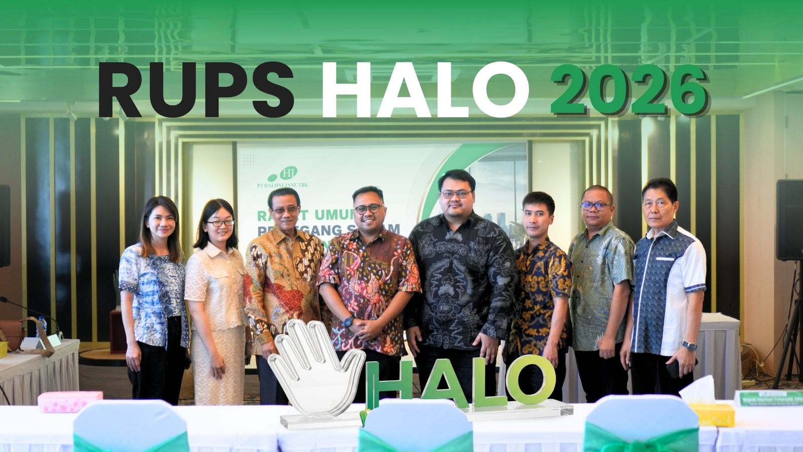 Pemegang Saham Haloni Jane Setujui Seluruh Agenda RUPST 2026